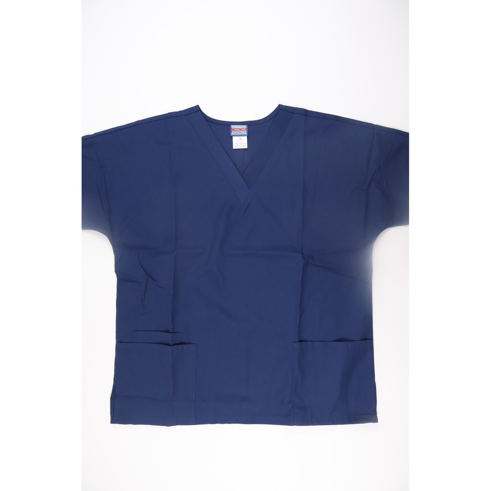 Cherokee Workwear Scrub Top 4700 Medium NWT Navy Blue V-Neck Medical Nursing